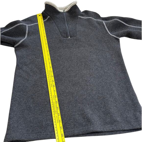 KUHL Women’s Alfpaca 1/4 Zip Gray Pullover Fleece Size L Ourdoors Activewear - Picture 8 of 8